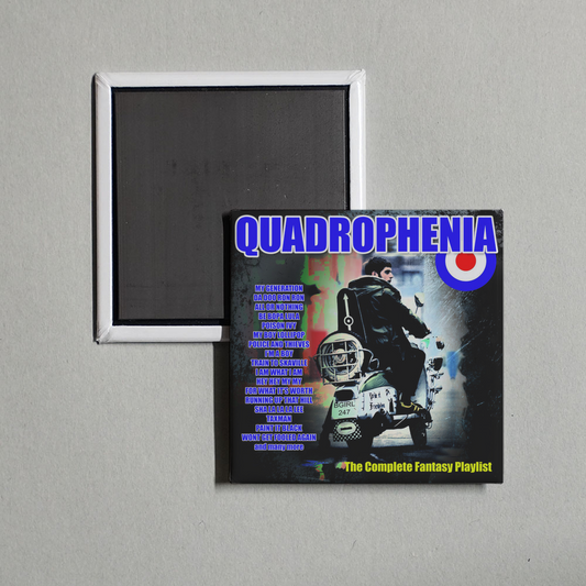 Various Artists - Quadrophenia - The Complete Fantasy Playlist Album Cover Fridge Magnet