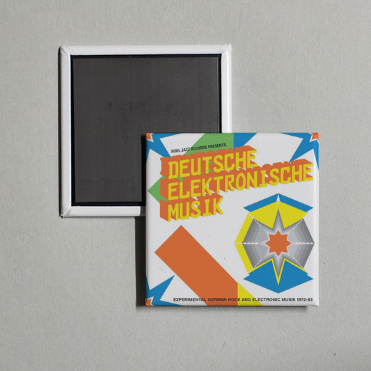 Various Artists - Soul Jazz Records Presents DEUTSCHE ELEKTRONISCHE MUSIK Experimental German Rock And Electronic Music 1972-83 Album Cover Fridge Magnet