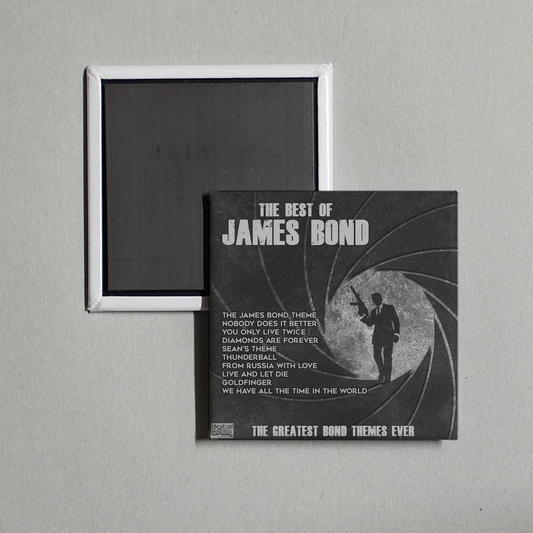 Various Artists - The Best Of James Bond - The Greatest Bond Themes Ever Album Cover Fridge Magnet