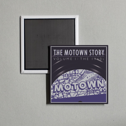 Various Artists - The Motown Story The Sixties Album Cover Fridge Magnet