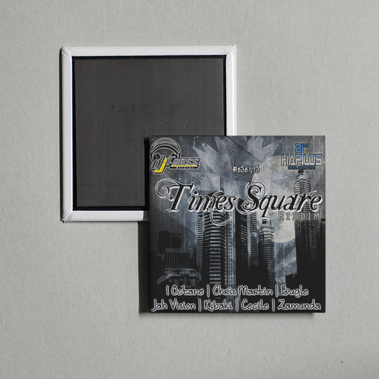 Various Artists - Times Square Riddim Album Cover Fridge Magnet