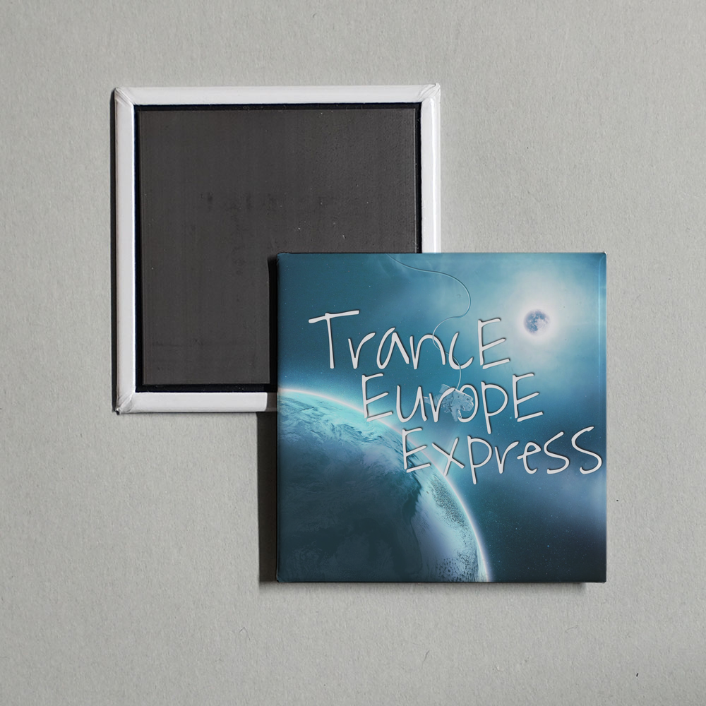 Various Artists - Trance Europe Express Album Cover Fridge Magnet