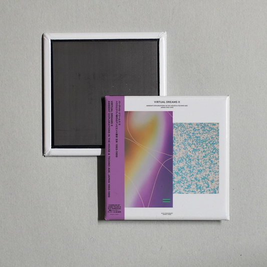 Various Artists - Virtual Dreams II - Ambient Explorations In The House & Techno Age, Japan 1993-1999 Album Cover Fridge Magnet