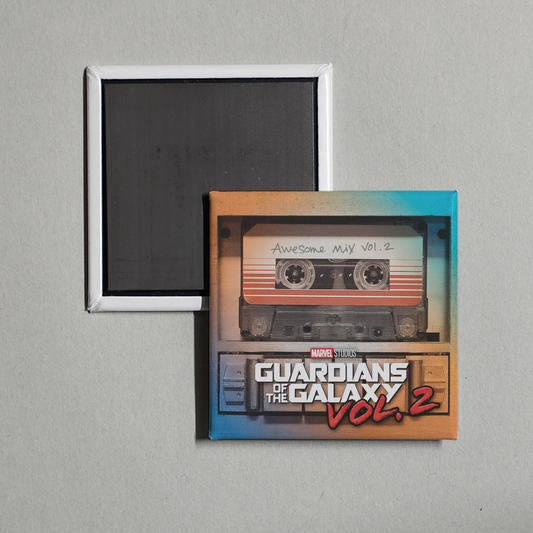 Various Artists - Vol. 2 Guardians of the Galaxy Awesome Mix Vol. 2 (Original Motion Picture Soundtrack) Album Cover Fridge Magnet