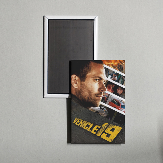 Vehicle 19 Mini Movie Fridge Magnet