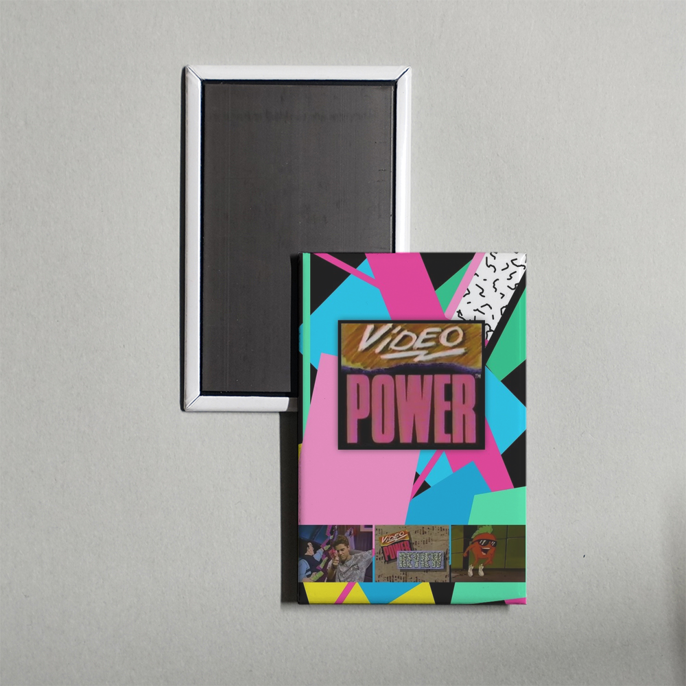 Video Power TV Show Fridge Magnet
