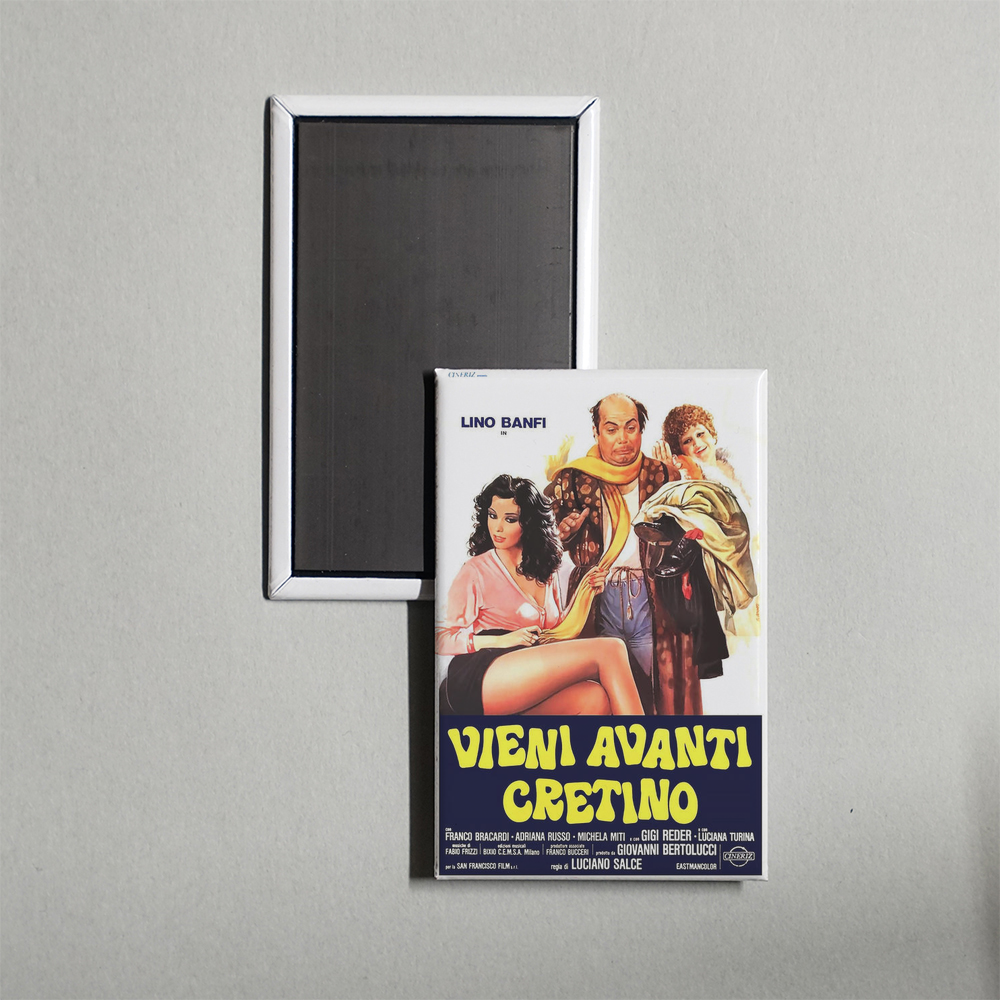 Vieni avanti cretino Mini Movie Fridge Magnet
