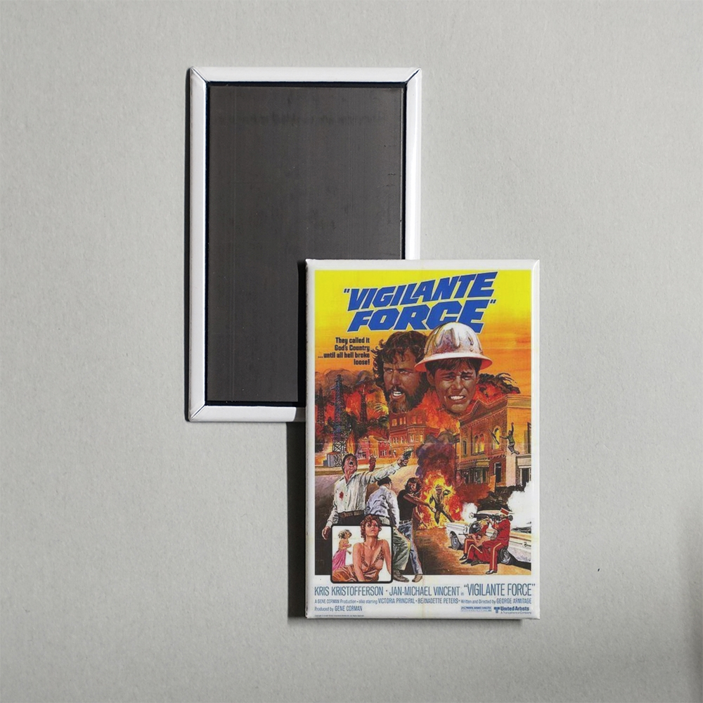 Vigilante Force Mini Movie Fridge Magnet