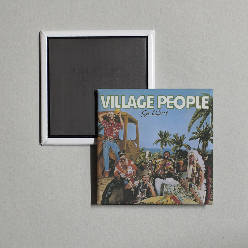 Village People - Go West Album Cover Fridge Magnet