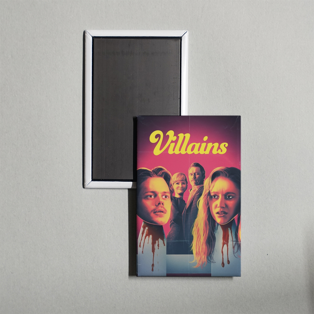Villains Mini Movie Fridge Magnet