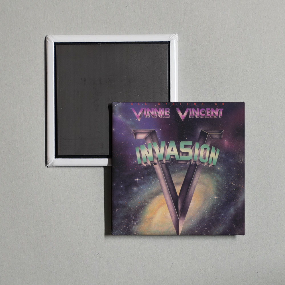 Vinnie Vincent Invasion - All Systems Go (Remastered 2003) Album Cover Fridge Magnet