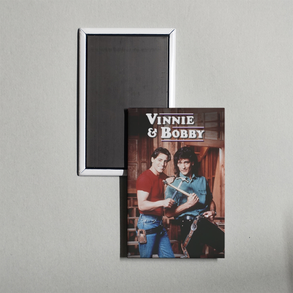 Vinnie & Bobby TV Show Fridge Magnet