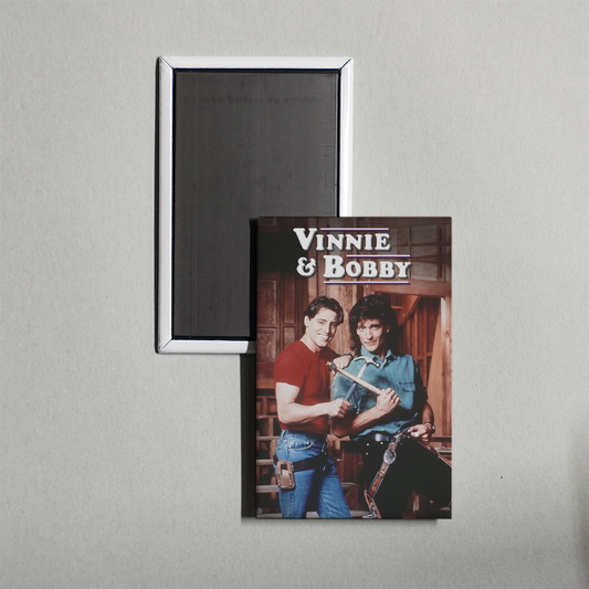 Vinnie & Bobby TV Show Fridge Magnet