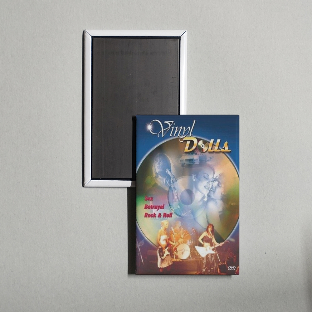 Vinyl Dolls Mini Movie Fridge Magnet