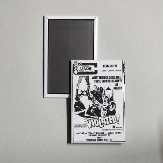Violated! Mini Movie Fridge Magnet