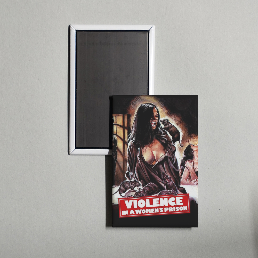 Violence in a Women's Prison Mini Movie Fridge Magnet