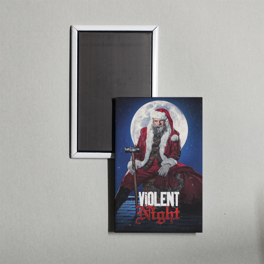 Violent Night Mini Movie Fridge Magnet