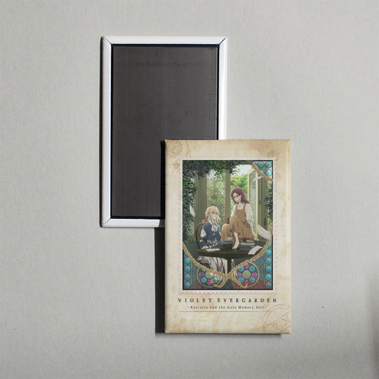 Violet Evergarden Eternity and the Auto Memory Doll Mini Movie Fridge Magnet