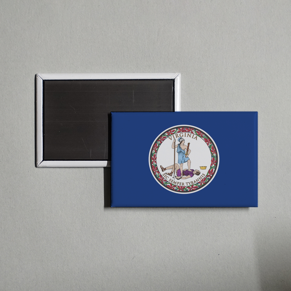 Virginia State Flag Fridge Magnet Fridge Magnet