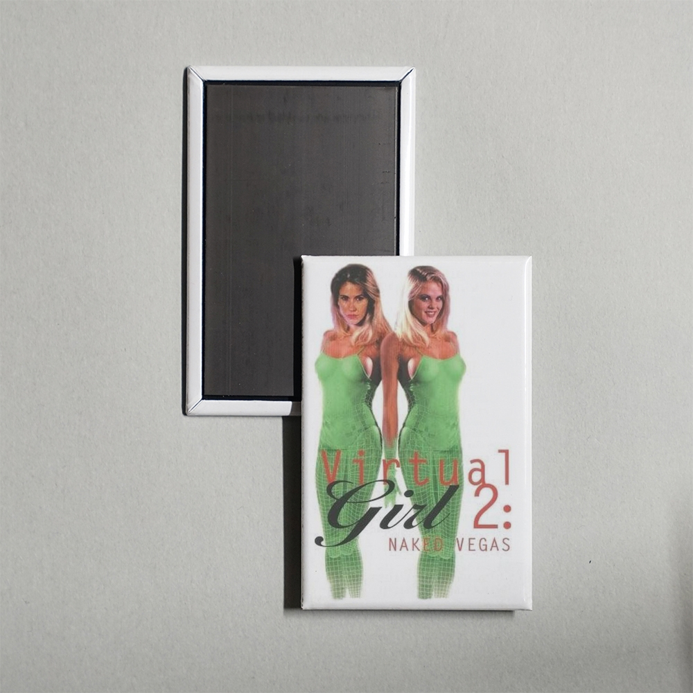 Virtual Girl 2 Virtual Vegas Mini Movie Fridge Magnet