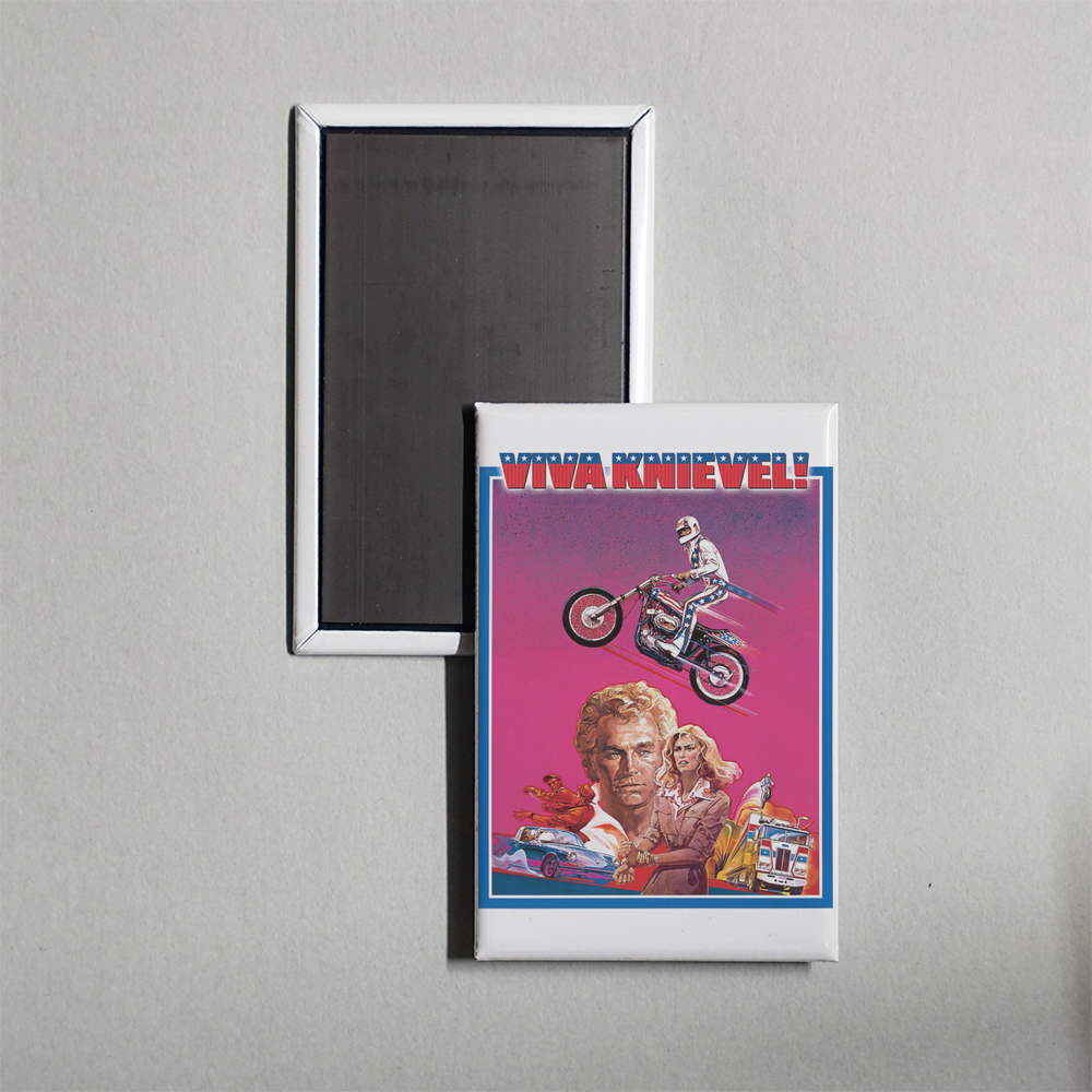 Viva Knievel! Mini Movie Fridge Magnet