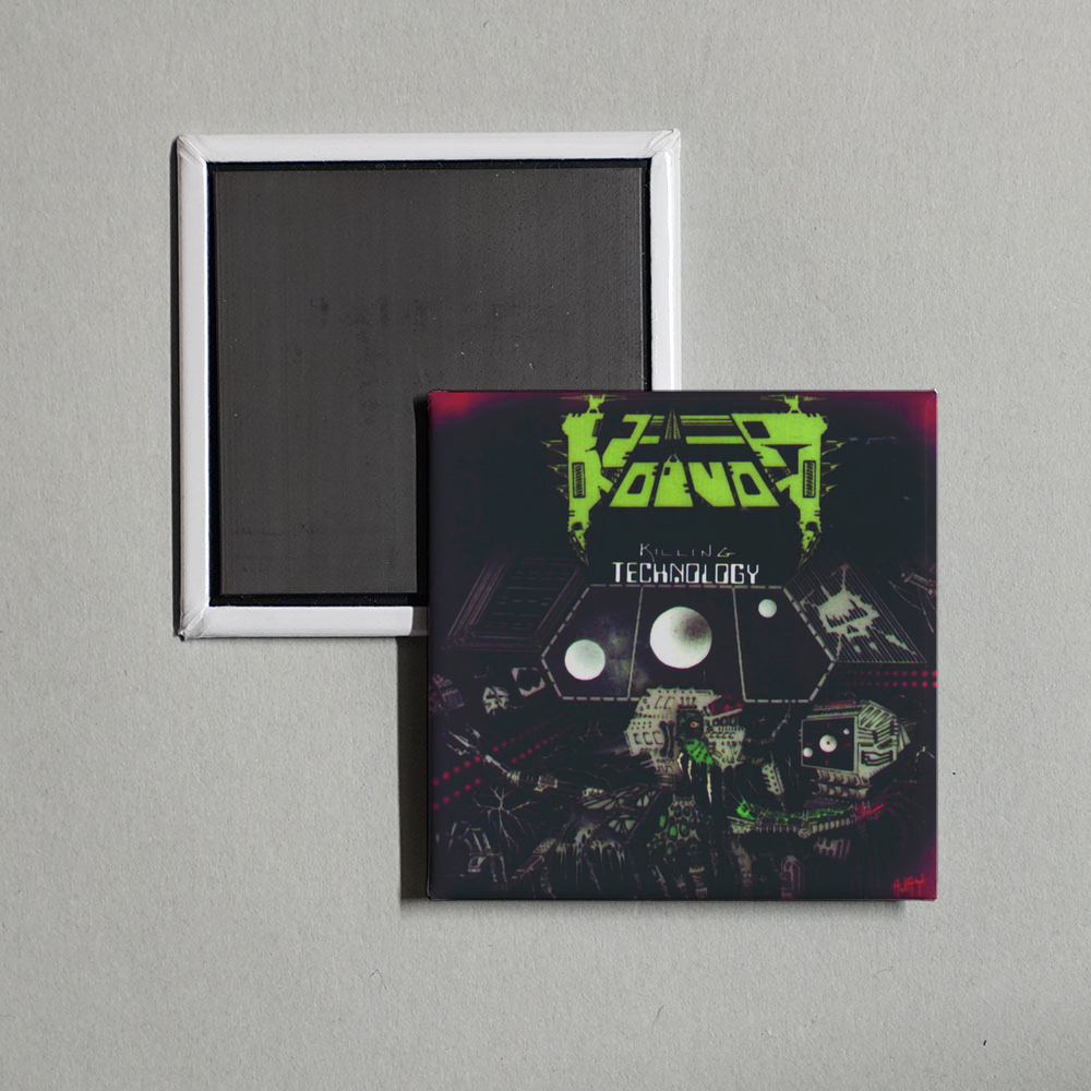Voivod - Killing Technology Album Cover Fridge Magnet