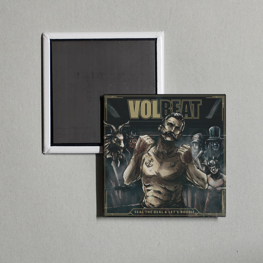 Volbeat - Seal The Deal & Let's Boogie Album Cover Fridge Magnet