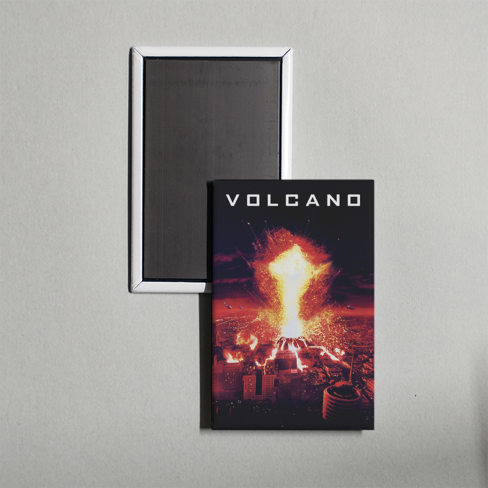 Volcano Mini Movie Fridge Magnet