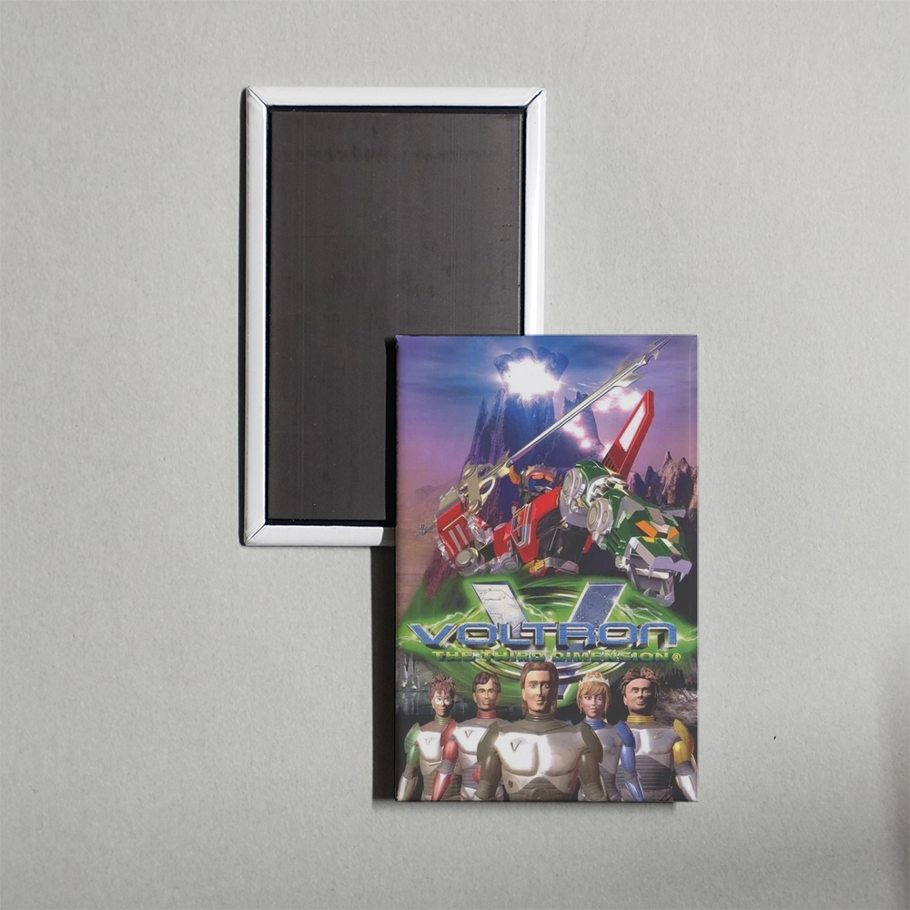 Voltron The Third Dimension TV Show Fridge Magnet