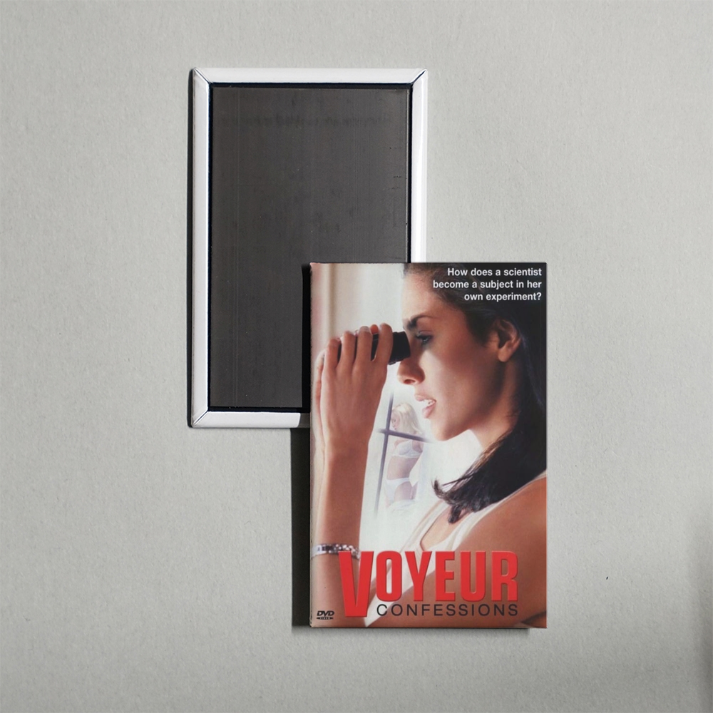 Voyeur Confessions Mini Movie Fridge Magnet