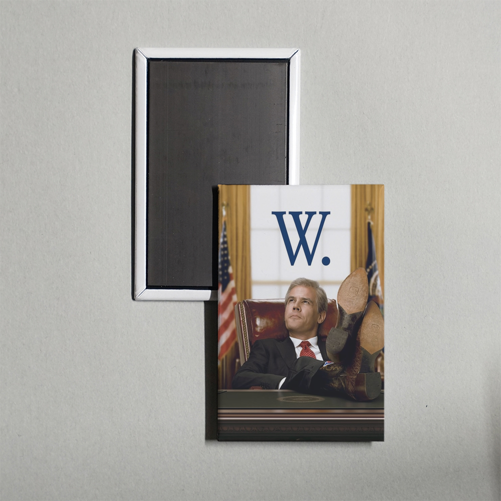 W. Mini Movie Fridge Magnet