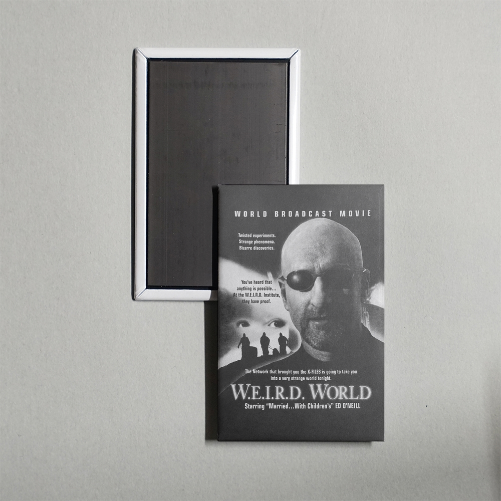 W.E.I.R.D. World Mini Movie Fridge Magnet