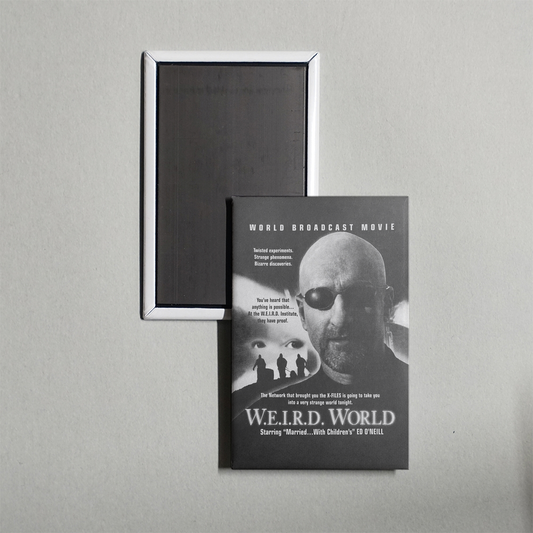 W.E.I.R.D. World Mini Movie Fridge Magnet