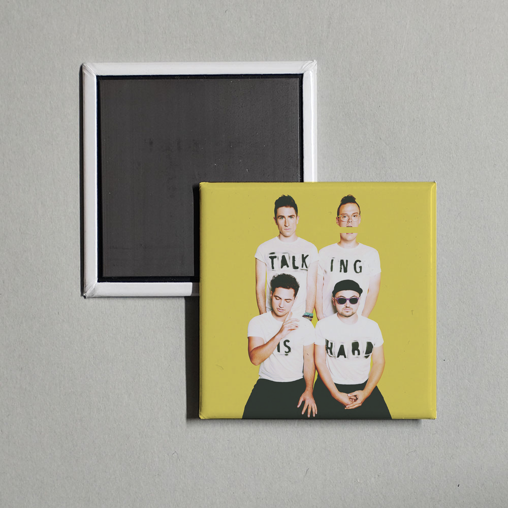 WALK THE MOON - TALKING IS HARD Album Cover Fridge Magnet