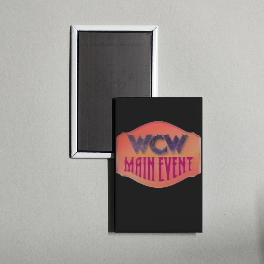 WCW Main Event TV Show Fridge Magnet