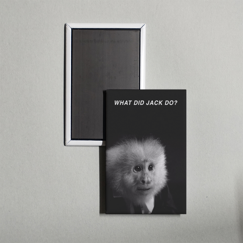 WHAT DID JACK DO Mini Movie Fridge Magnet