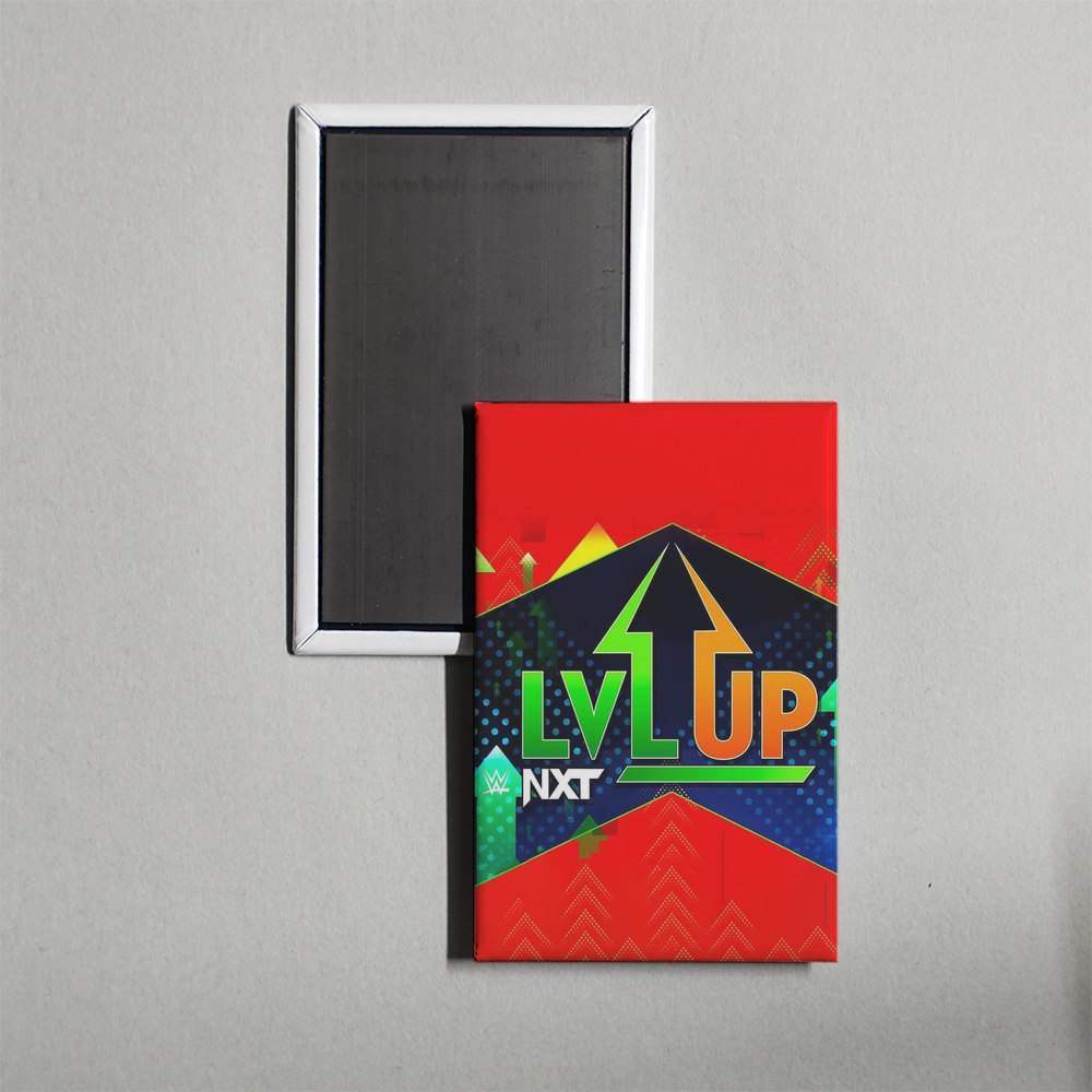 WWE NXT Level Up TV Show Fridge Magnet
