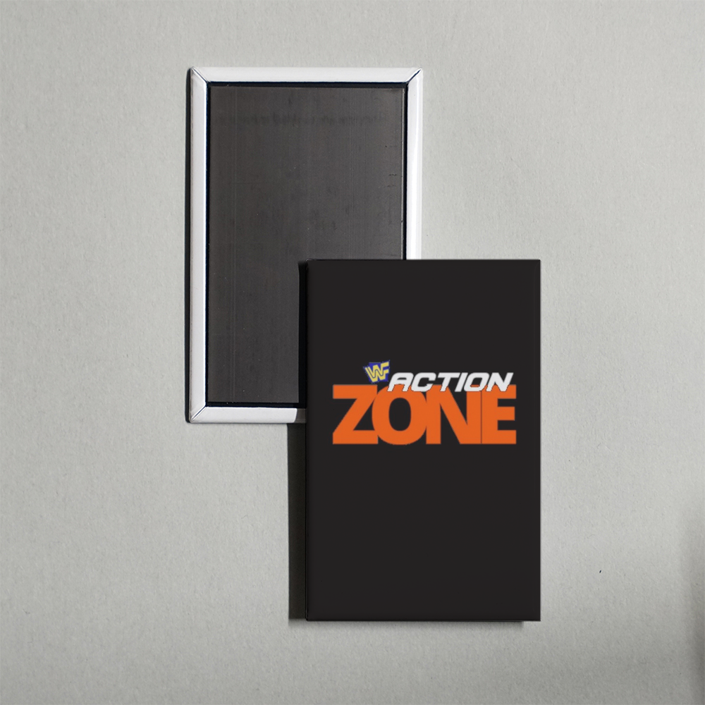 WWF Action Zone TV Show Fridge Magnet