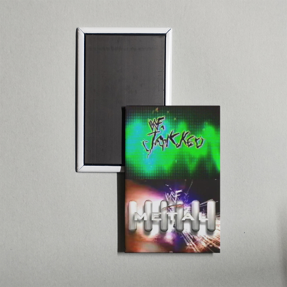 WWF JakkedMetal TV Show Fridge Magnet