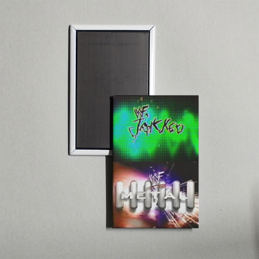 WWF JakkedMetal TV Show Fridge Magnet