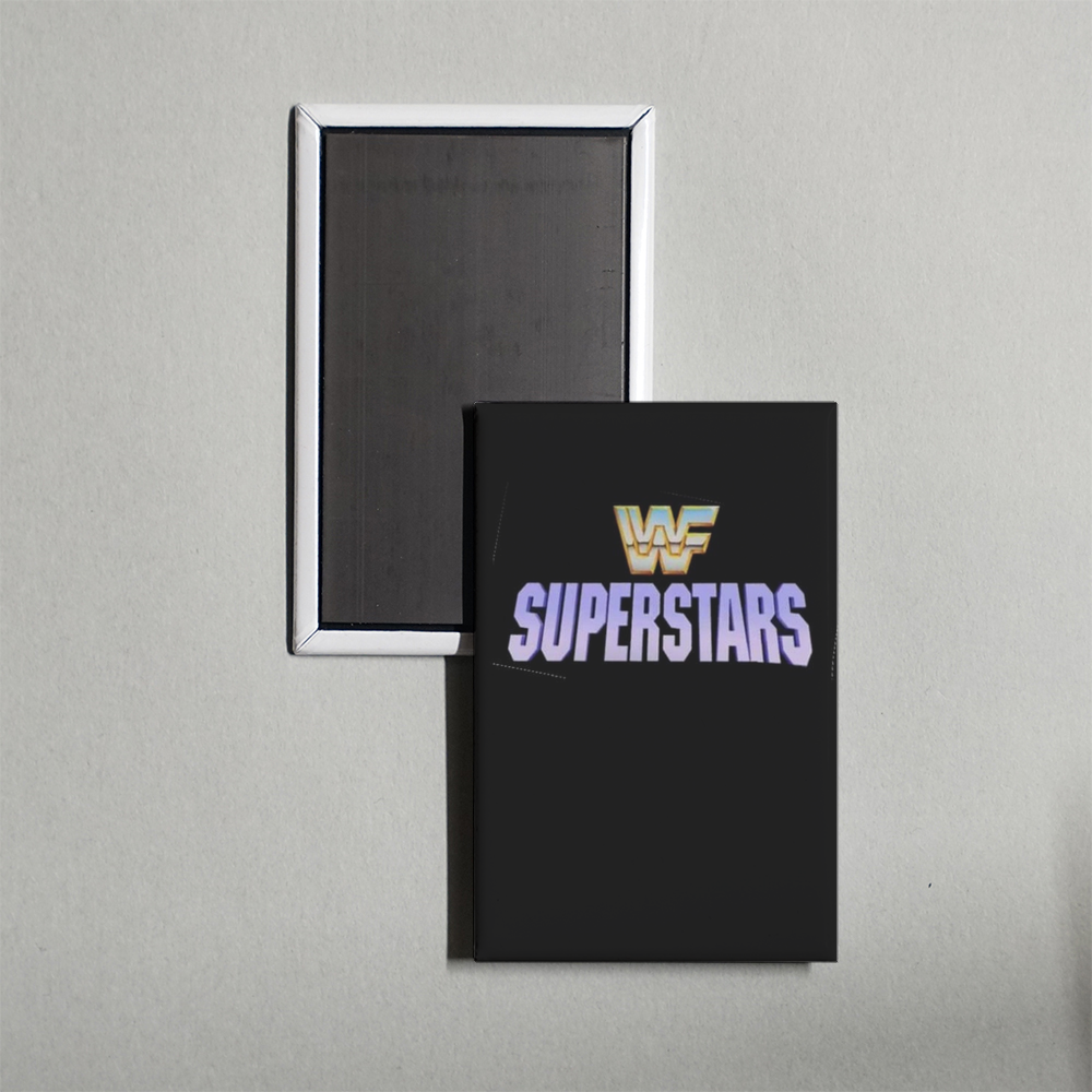WWF Superstars Of Wrestling TV Show Fridge Magnet