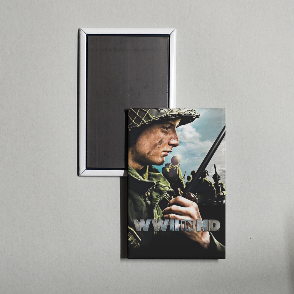 WWII in HD TV Show Fridge Magnet