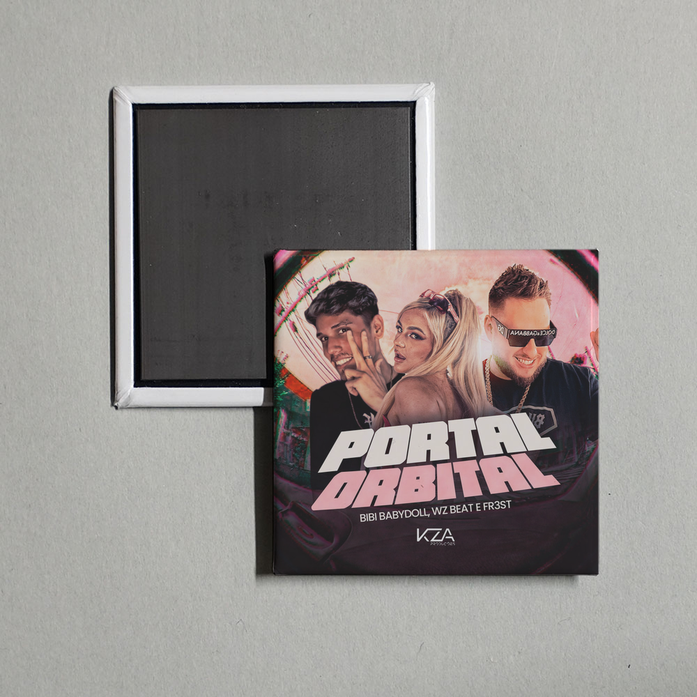 WZ Beat - Portal Orbital Album Cover Fridge Magnet