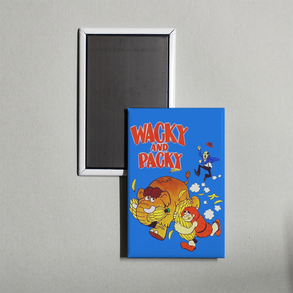 Wacky and Packy TV Show Fridge Magnet