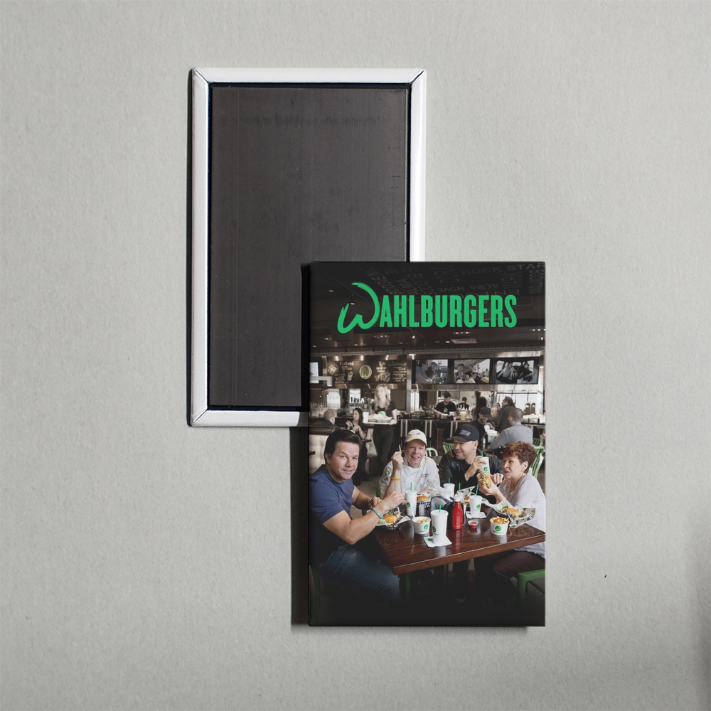 Wahlburgers TV Show Fridge Magnet