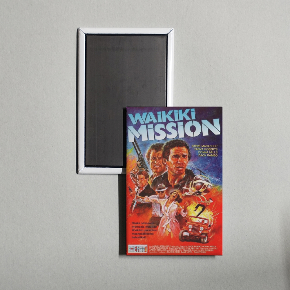 Waikiki Mini Movie Fridge Magnet