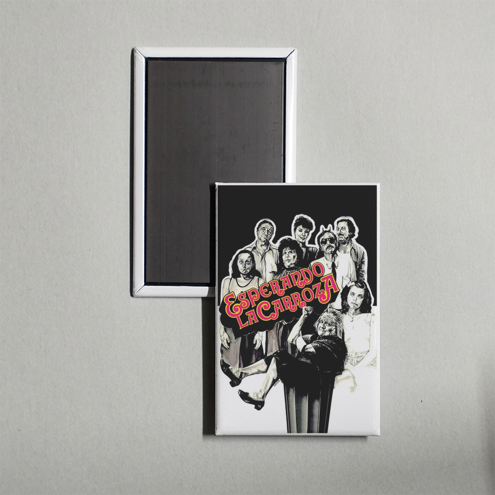 Waiting for the Hearse Mini Movie Fridge Magnet