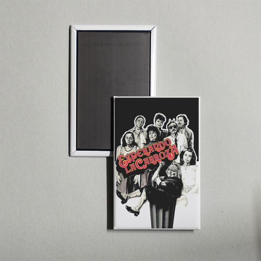 Waiting for the Hearse Mini Movie Fridge Magnet