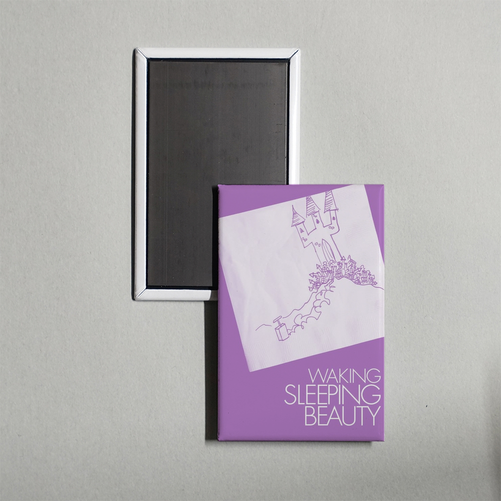 Waking Sleeping Beauty Mini Movie Fridge Magnet