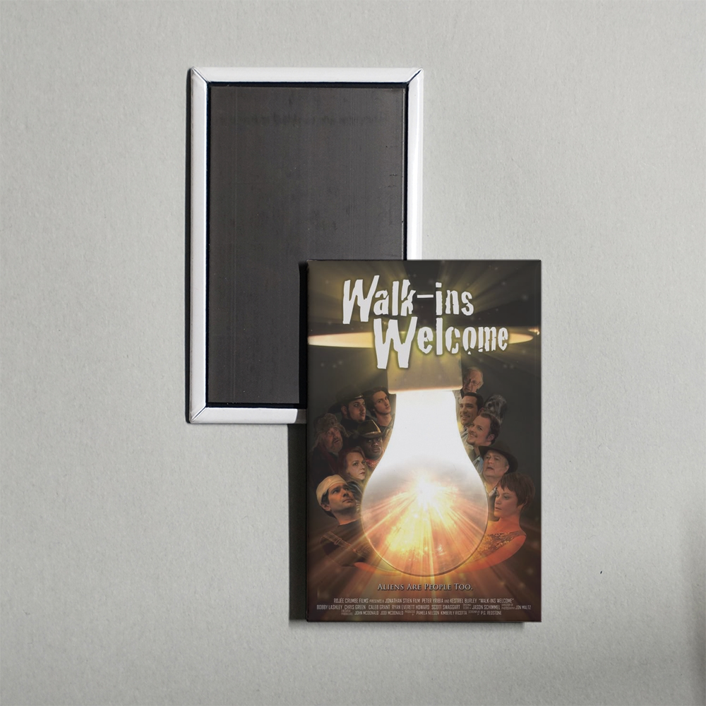 Walk-ins Welcome Mini Movie Fridge Magnet